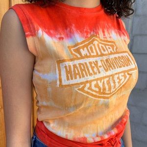 ❣️SOLD❣️Y2K HARLEY DAVIDSON MUSCLE TEE!